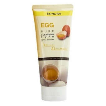Пенка для умывания с яйцом FarmStay Egg Pure Cleansing Foam